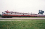 WSOR E9s crossing John Nolen Drive on their way out of town with the 1999 Circus Train